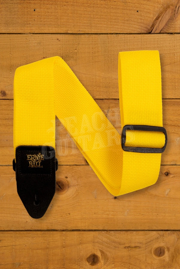 Ernie Ball Polypro Guitar Strap/Bass Strap - Yellow