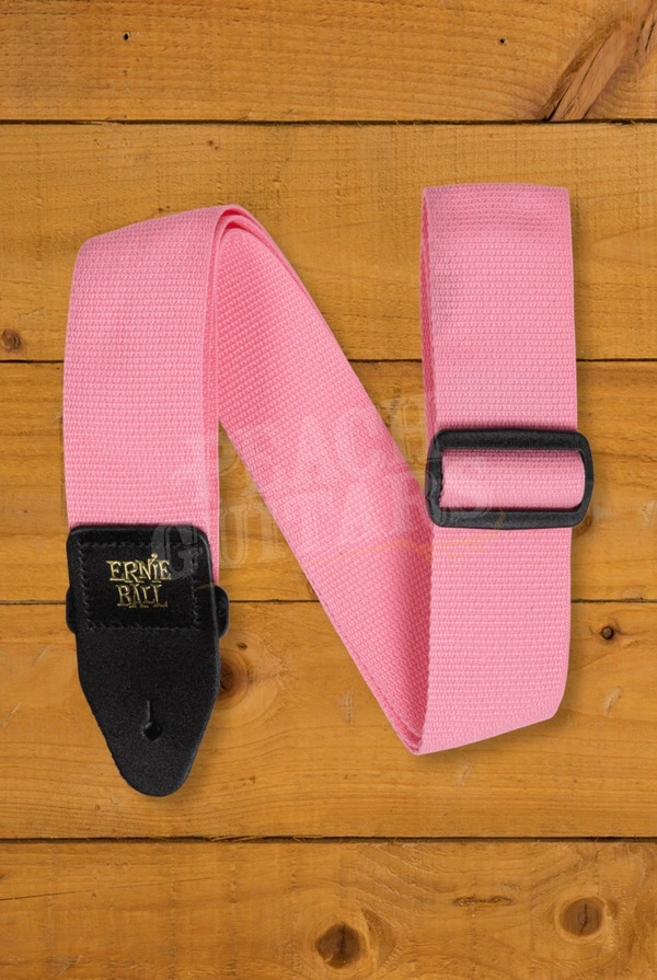 Ernie Ball Polypro Guitar Strap/Bass Strap - Pink Sunrise