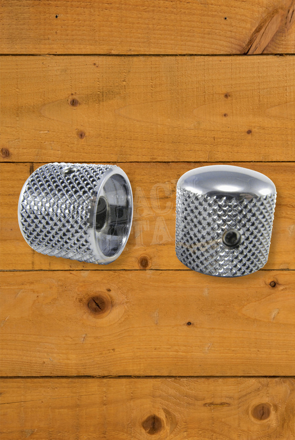 Ernie Ball Accessories | Tele-Style Knobs - Chrome Plated Brass