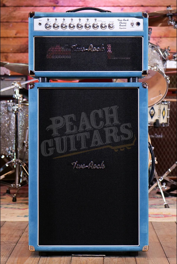 Two-Rock Classic Reverb Signature 100 Watt Head & 2x12 - Medium Blue Suede
