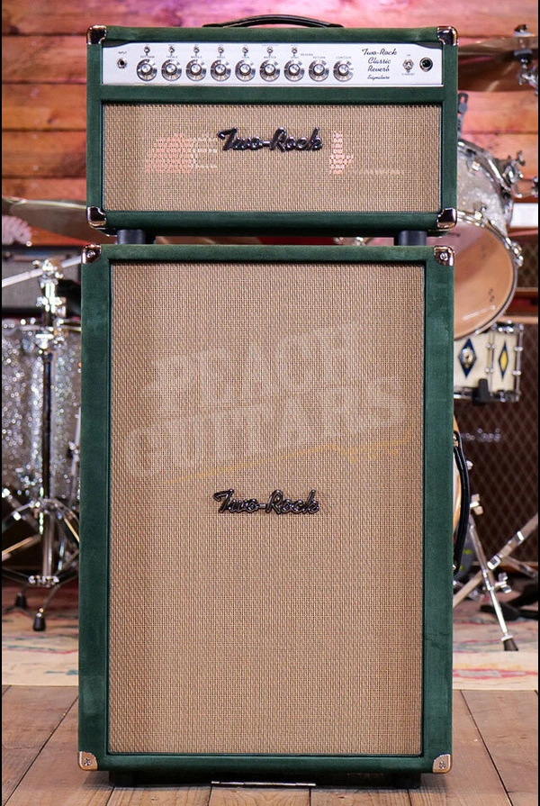 Two-Rock Classic Reverb Signature 100 Watt Head & 2x12 - Forest Green Suede