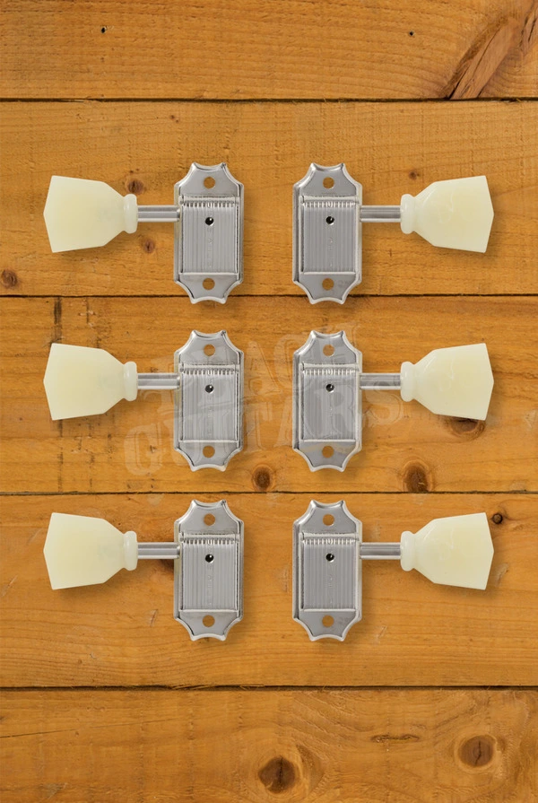 Gibson Deluxe Reissue Style Tuner Set - Nickel