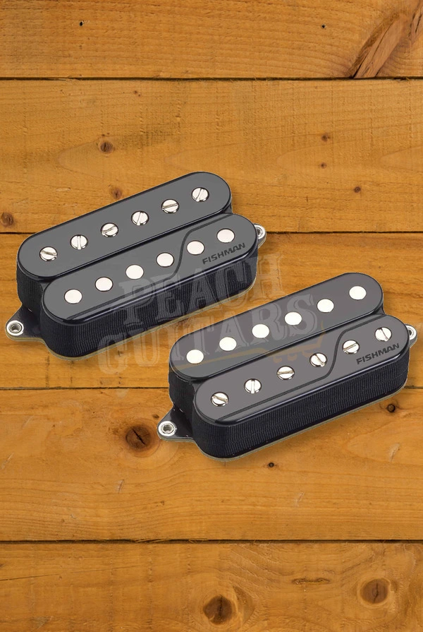 Fishman Fluence Classic 7-String Humbucker Pickups - Set Of Two - Open Core Double Black