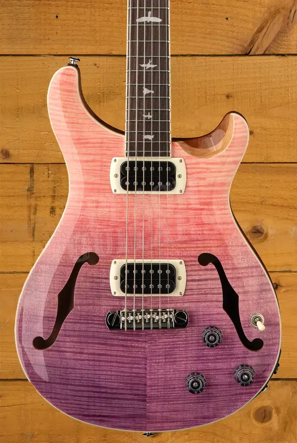 PRS SE Signature | Ed Sheeran Hollowbody I Baritone - Pink Ombre
