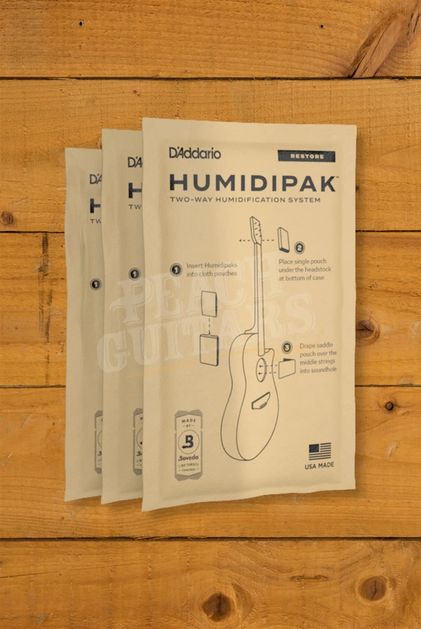 D'Addario PW-HPRP-03 3-Pack Humidipak Restore Replacements