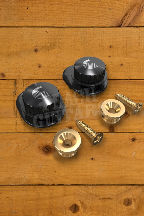 D'Addario Universal Strap Lock Buttons - Gold