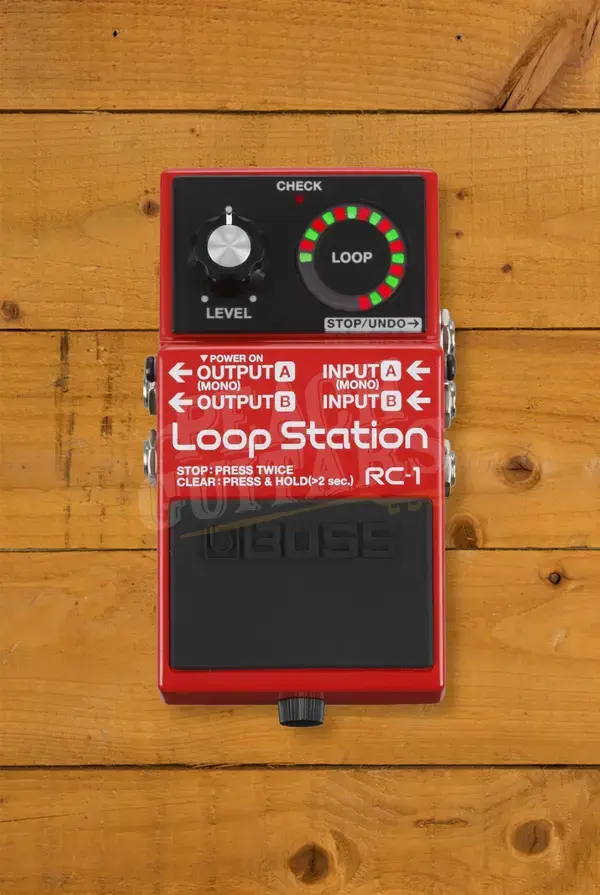 BOSS RC-1 Guitar & Bass Stereo Loop Station Pedal