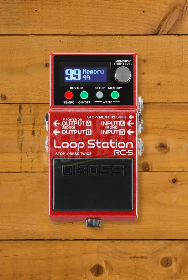 BOSS RC-5 Guitar & Bass Stereo Loop Station Pedal
