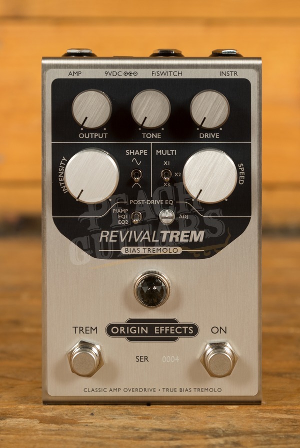 Origin Effects RevivalTREM Bias Tremolo Peach Guitars