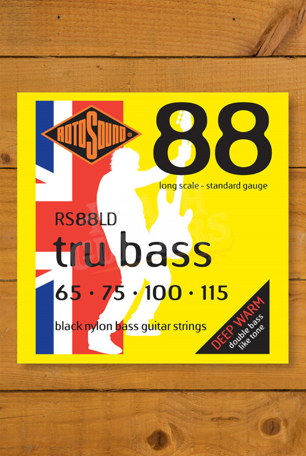 Rotosound RS88LD | Tru Bass 88 - Nylon Tapewound - Long Scale - 4-String - 65-115