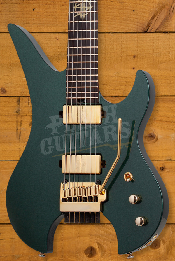 Schecter Synyster Gates Custom-7 TR Headless | Oak Green Metallic