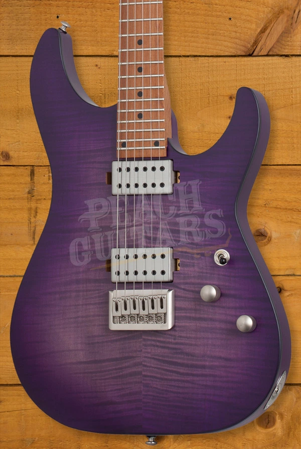 Schecter C-1 Standard Plus - Transparent Purple Burst