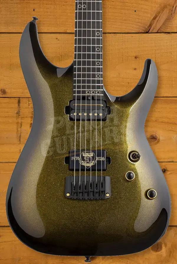 Schecter C-1 50th Anniversary - Gold Burst