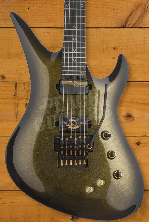 Schecter Avenger FR S 50th Anniversary - Gold Burst