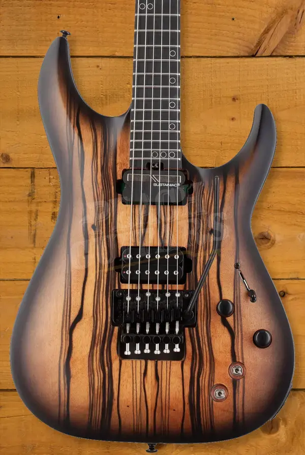 Schecter C-1 FR S Pale Moon Ebony | Satin Natural Black Burst