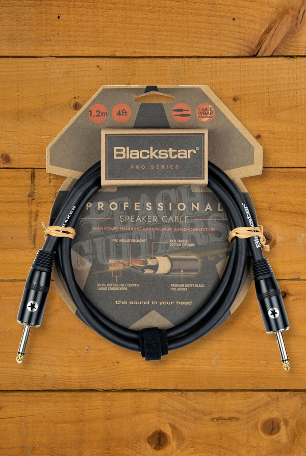 Blackstar Professional Speaker Cable | 1/4" - 1/4" - 4'