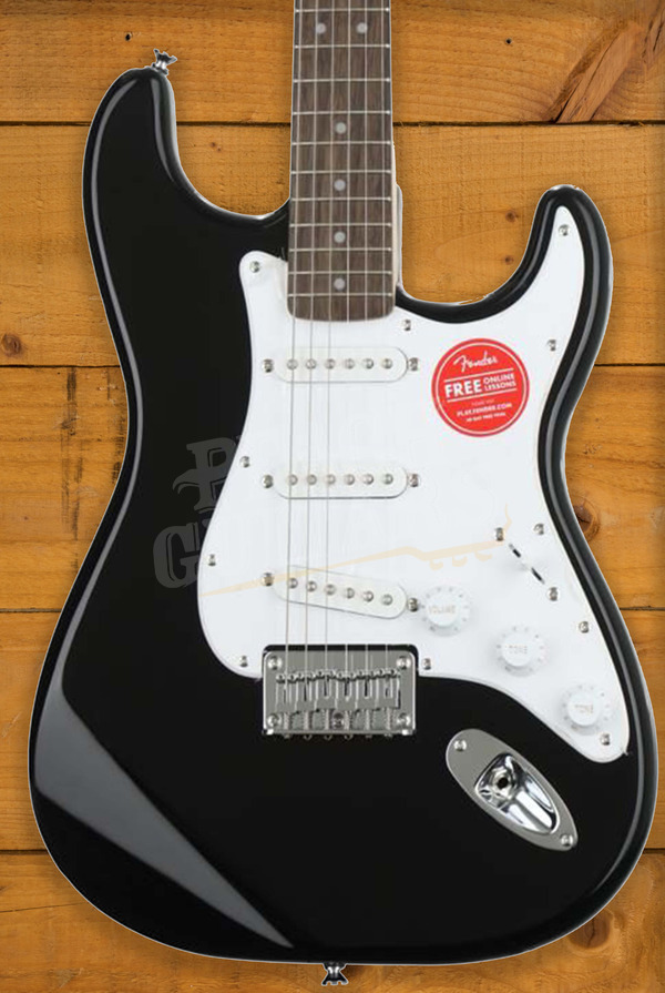 Squier Bullet Stratocaster Hardtail Black Peach Guitars