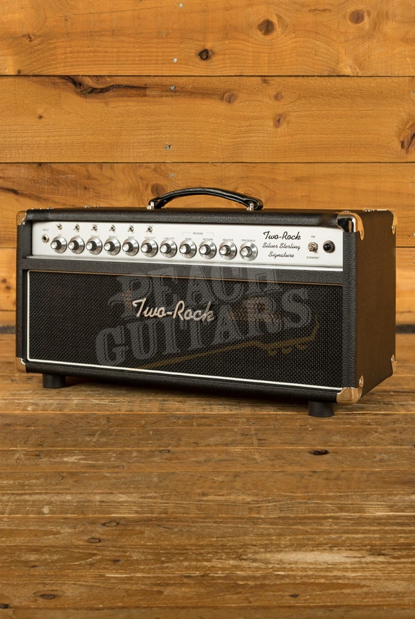 Two-Rock Silver Sterling Signature 100/50 Watt Head - Black