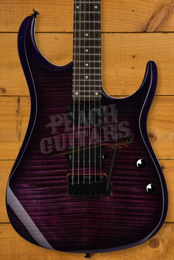 Sterling John Petrucci JP150DFM JP150 DiMarzio - Flamed Purple Nebula