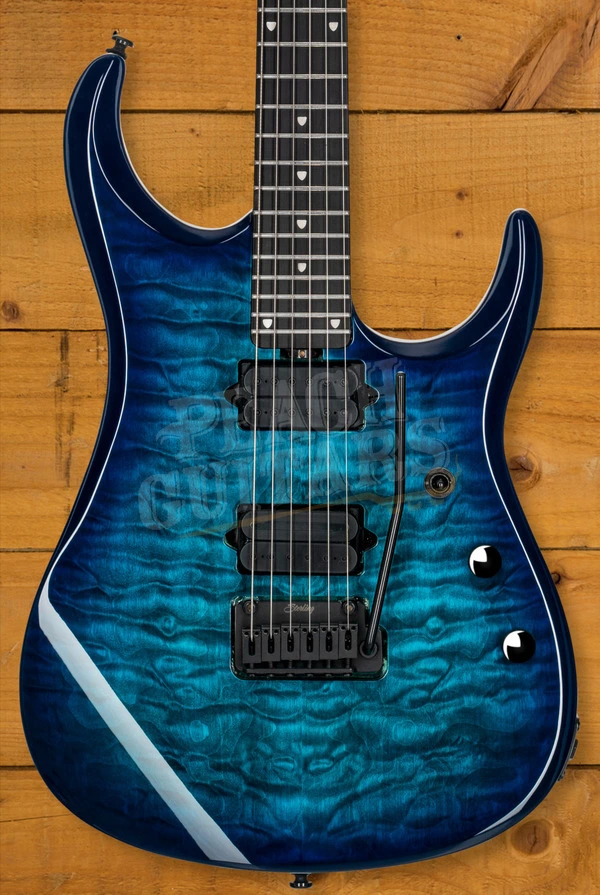 Sterling John Petrucci JP150DQM JP150 DiMarzio - Quilted Cerulean Paradise