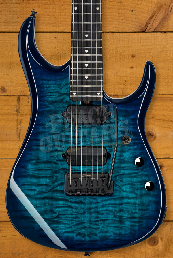 Sterling John Petrucci JP157DQM JP157 DiMarzio - Quilted Cerulean Paradise