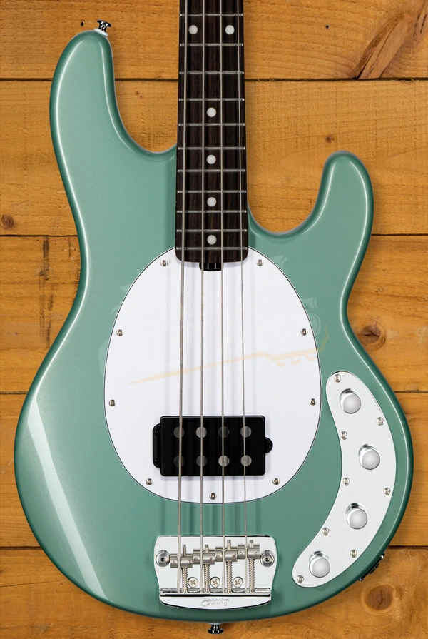 Sterling RAY34 StingRay Bass - Dorado Green