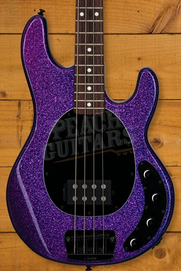 Sterling RAY34 StingRay Bass - Purple Sparkle