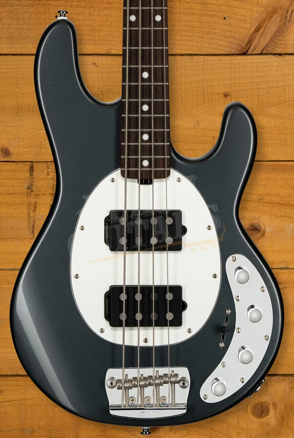 Sterling RAY34HH StingRay HH Bass - Charcoal Frost