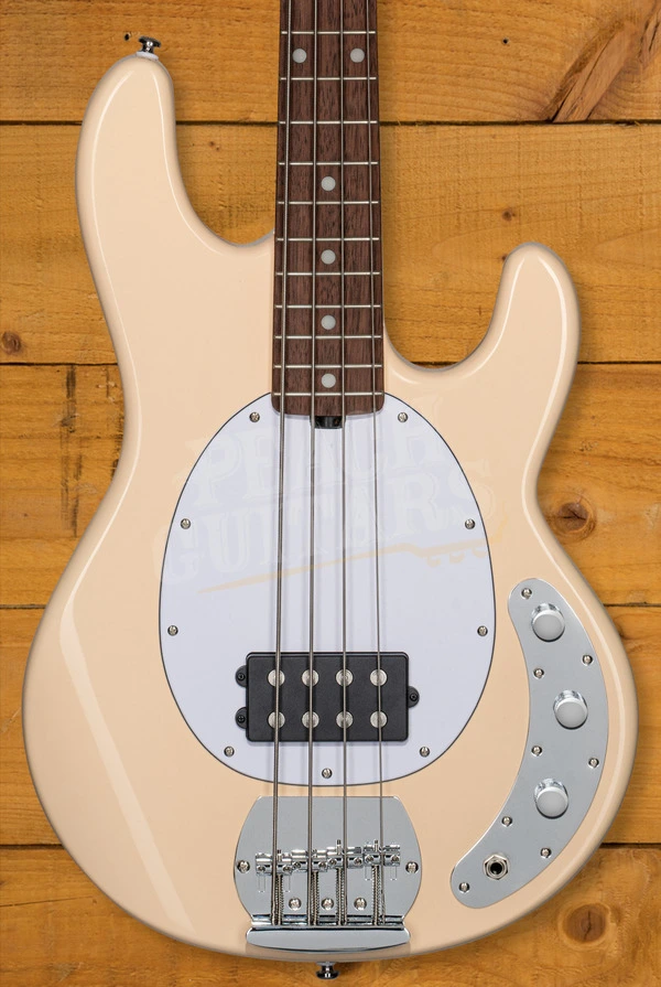 Sterling RAY4 SUB Series StingRay Bass - Vintage Cream