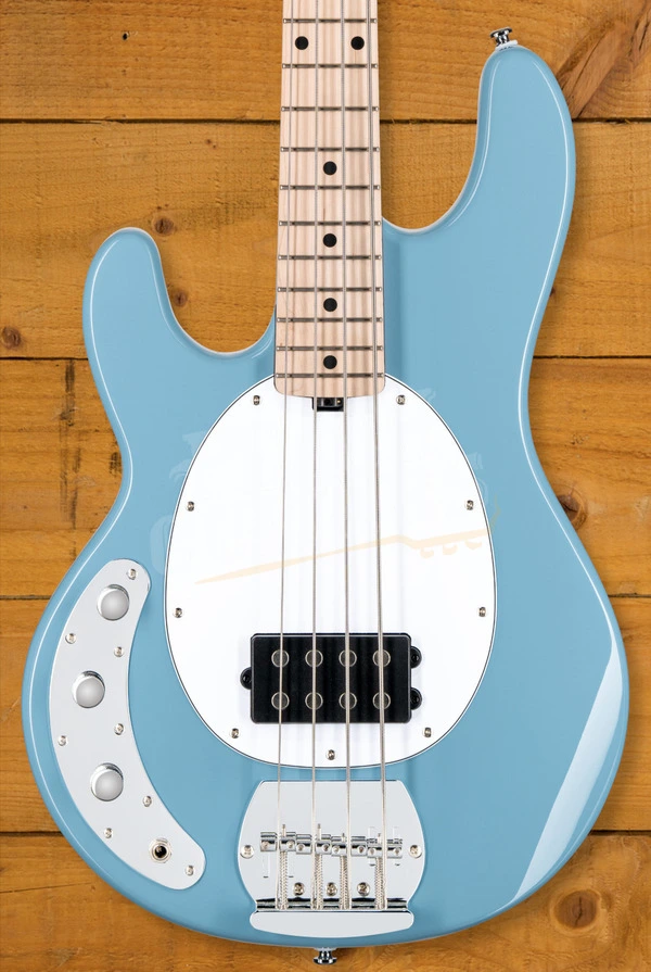 Sterling RAY4LH SUB Series StingRay Bass - Chopper Blue - Left-Handed