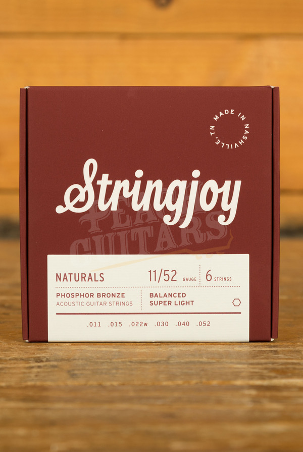 Stringjoy Naturals Super Light Phosphor Bronze 11-52