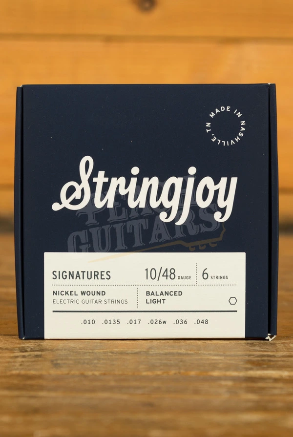Stringjoy Signatures Nickel Wound Electric Guitar Strings - Balanced Light 10-48