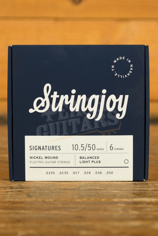 Stringjoy Signatures Nickel Wound Electric Guitar Strings - Balanced Light Plus 10.5-50