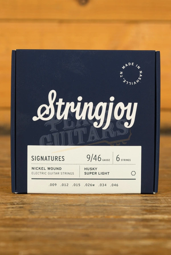 Stringjoy Signatures Nickel Wound Electric Guitar Strings - Husky Super Light 9-46