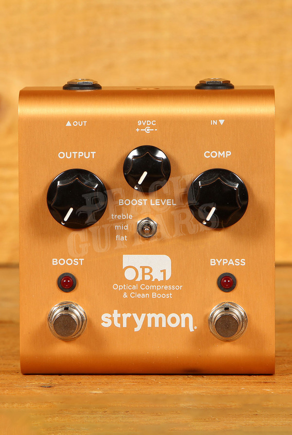 Strymon OB1 Clean Boost Compressor - Peach Guitars