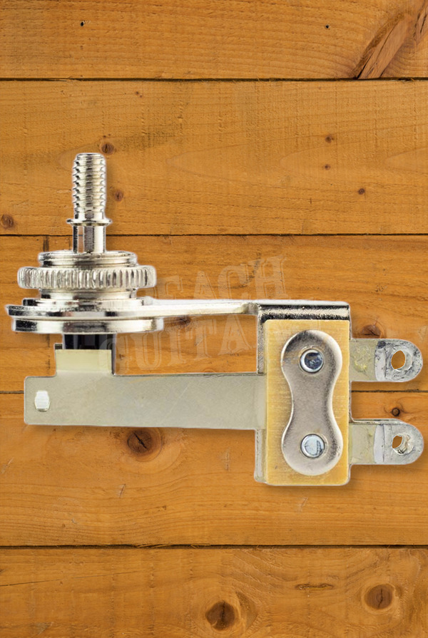 Switchcraft Toggle Switch | 3-Way - Angled - Nickel