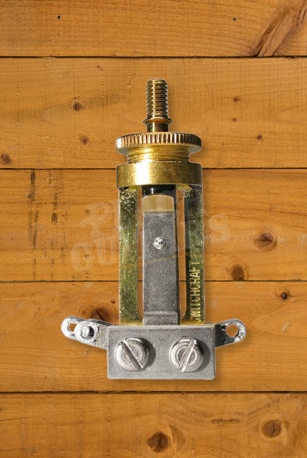 Switchcraft Toggle Switch | 3-Way - Long - Gold