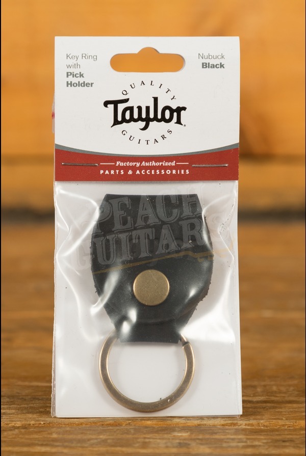 Taylor Keyring w/Pick Holder, Nubuck Black