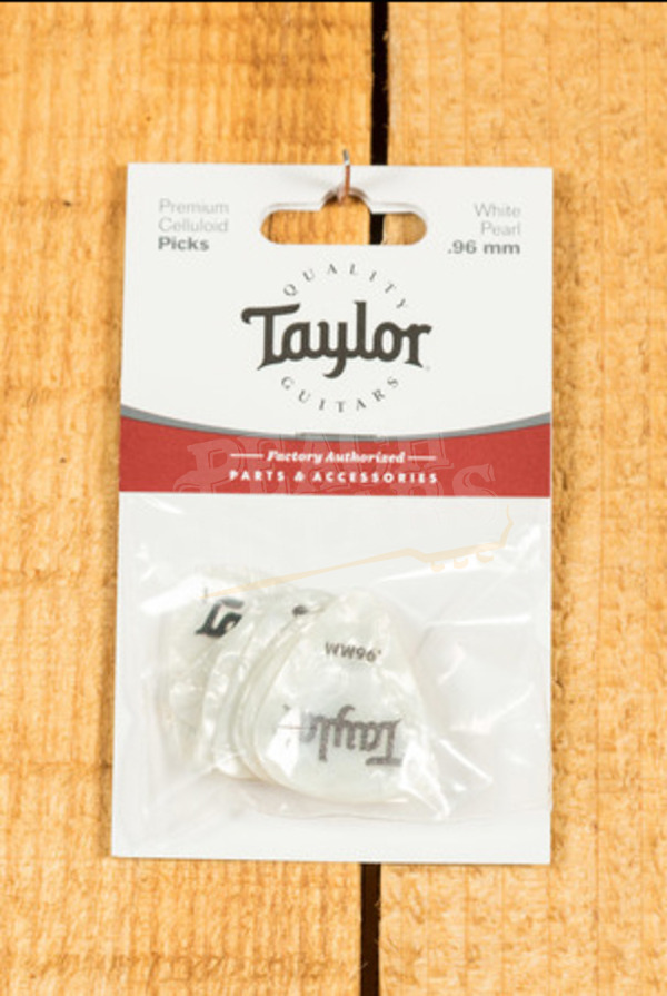 Taylor Celluloid 351 Picks White Pearl 0.96
