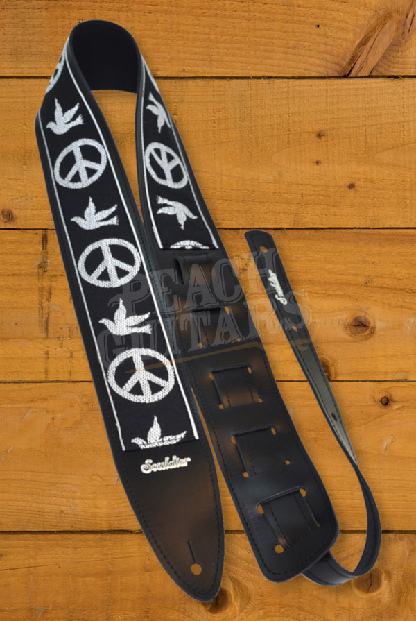 Souldier Torpedo Guitar Straps | Young Peace Dove - Black