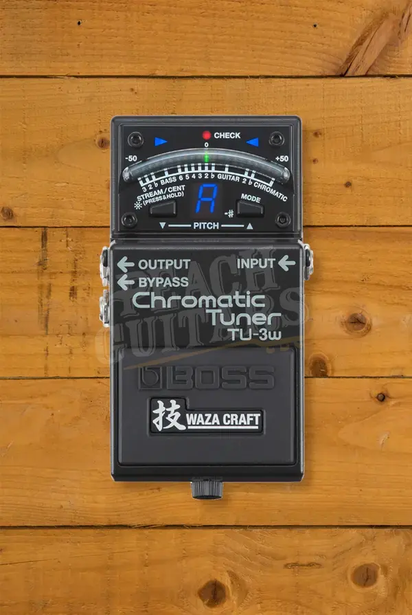 BOSS TU-3w Waza Craft Guitar & Bass Chromatic Tuner Pedal