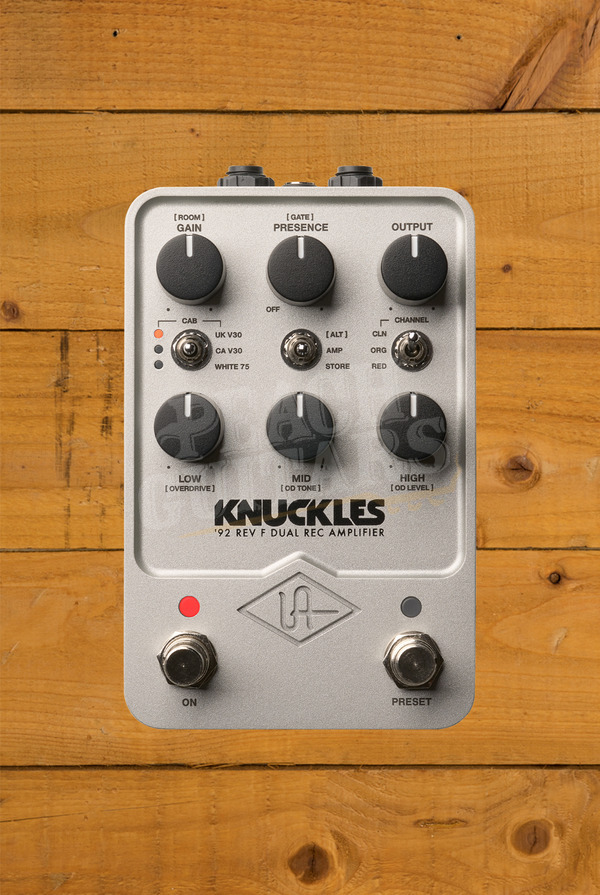 Universal Audio UAFX Guitar Pedals | Knuckles '92 Rev F Dual Rec Amplifier