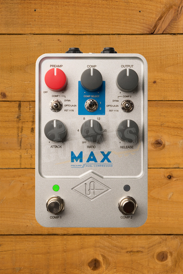 Universal Audio UAFX Guitar Pedals | Max Preamp & Dual Compressor