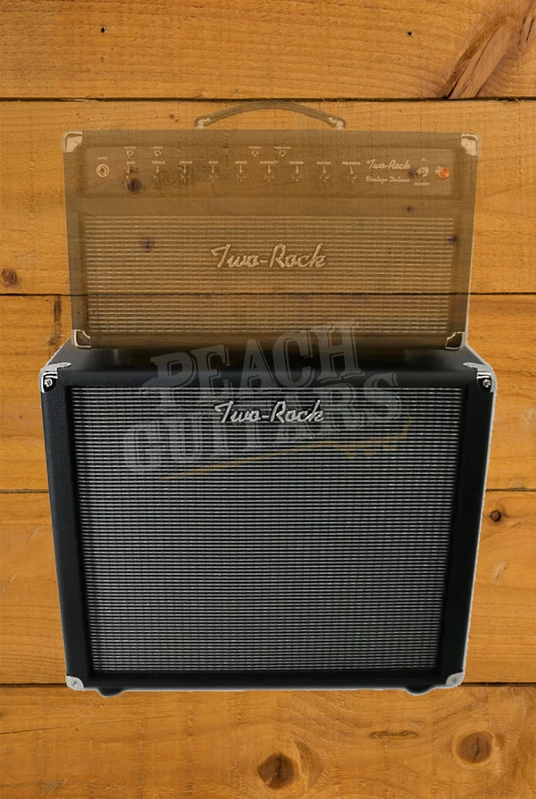 Two-Rock Vintage Deluxe 1x15 Cab Black Bronco w/Vintage Silver Cloth