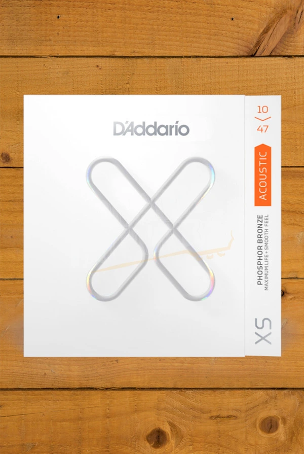 D'Addario XSAPB1047 Coated Phosphor Bronze Acoustic Guitar Strings - 10-47