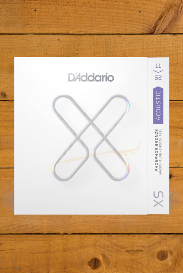 D'Addario Acoustic Strings | XS Phosphor Bronze - Custom Light - 11-52