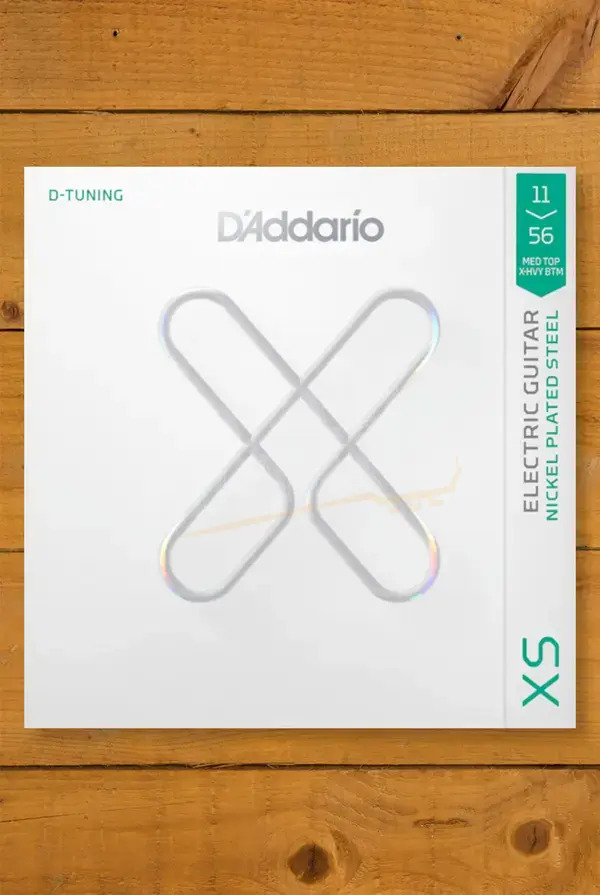 D'Addario XSE1156 Coated Nickel Wound Electric Guitar Strings - 11-56