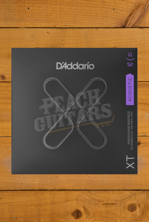 D'Addario Acoustic Strings | XT Phosphor Bronze - Custom Light - 11-52