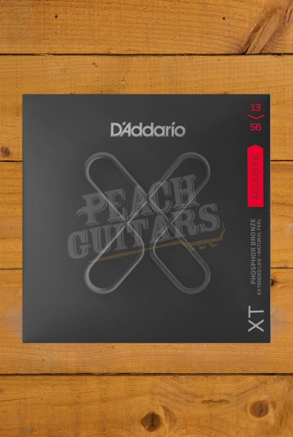 D'Addario XTAPB1356 Coated Phosphor Bronze Acoustic Guitar Strings - 13-56