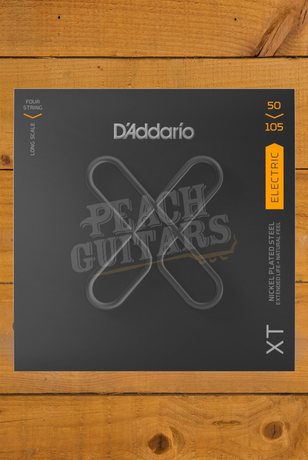 D'Addario Bass Strings | XT Nickel Plated Steel - Medium - 50-105 - Long Scale